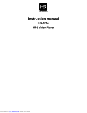 Hip Street HS-8204 Instruction Manual