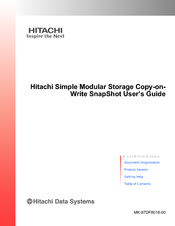 Hitachi Copy-on Write SnapShot User Manual