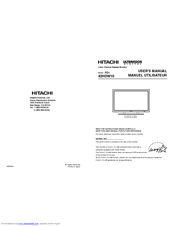Hitachi Ultravision Digital PD1 User Manual