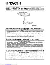 Hitachi FDS 9DVA Safety And Instruction Manual