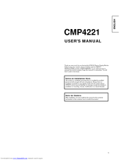 Hitachi CMP4221U User Manual