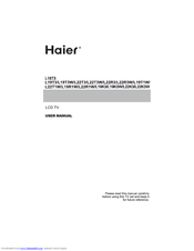 Haier L19T1W User Manual