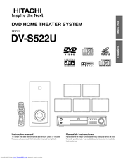 Hitachi DV-S522U Instruction Manual