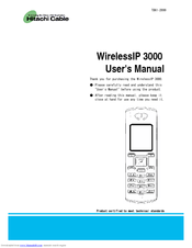 Hitachi Cable WirelessIP 3000 User Manual