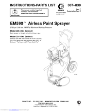 Graco 220-856 Instructions And Parts List