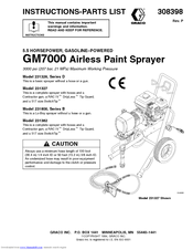 Graco GM7000 231800 Series B Instructions-Parts List Manual