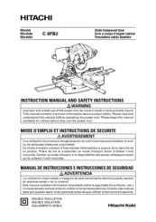 Hitachi C 8FB2 Instruction Manual And Safety Instructions