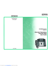 Hitachi SelecSet 500A User Manual
