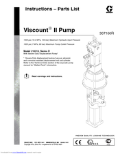Graco Viscount II 210313 Instructions-Parts List Manual