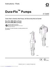 Graco Dura-Flo 2400 Instructions - Parts Manual