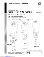 Graco Dura-Flo 237634 Instructions-Parts List Manual