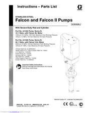 Graco Falcon II 241595 Instructions-Parts List Manual