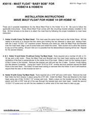 Hobie 30116 Installation Instructions
