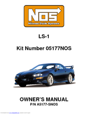 Holley P/N A5177-SNOS Owner's Manual