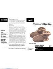 HoMedics Massaging Booties MB-1T Instruction Manual And Warranty