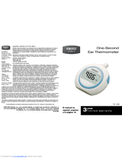 HoMedics TE-100 Instruction