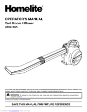 Homelite UT08120D Operator's Manual