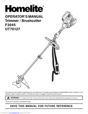 Homelite F3045 Operator's Manual