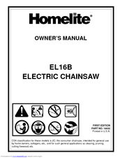 Homelite EL16B Owner's Manual