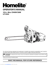 Homelite UT10552 Operator's Manual