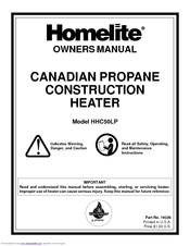 Homelite HHC50LP Owner's Manual