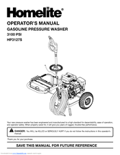 Homelite HP3127S Operator's Manual