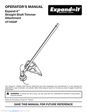 Homelite Expand-it UT15522F Operator's Manual