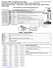 Honda PKH3 Installation Instructions