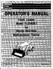 Honda FL5540K1 Operator's Manual