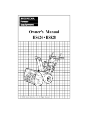 Honda HS624 Owner's Manual
