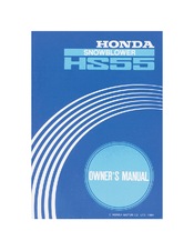 Honda Untitled Owner's Manual