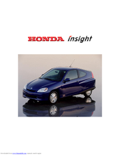 Honda Insight Owner's Manual