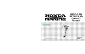 Honda Outboard motor BF8D/9.9D Owner's Manual