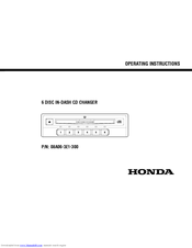 Honda 08A06-3E1-300 Operating Instructions Manual
