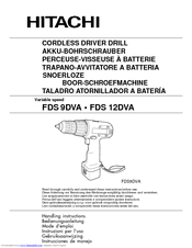 Hitachi FDS 12DVA Handling Instructions Manual