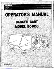 Honda BC4050 Operator's Manual