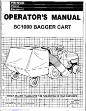 Honda BC1000 Operator's Manual