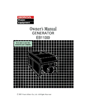 Honda EB11000 Owner's Manual