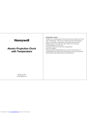Honeywell PCR11ELW User Manual