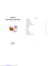 Honeywell PCR201W User Manual