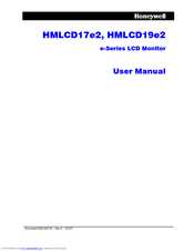 Honeywell HMLCD19e2 User Manual
