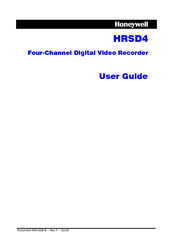 Honeywell HRSD4 User Manual