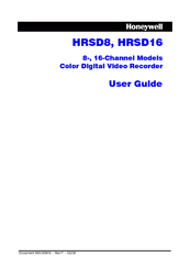 Honeywell HRSD8 User Manual