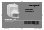 Honeywell RCA902N Installation Instructions Manual