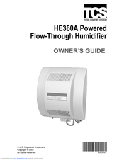 TCS HE360A - Whole House Powered Humidifier Owner's Manual