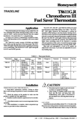 Honeywell Chronotherm III T8611R User Manual