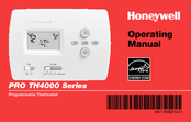 Honeywell PRO TH4210D Operating Manual