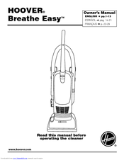 Hoover cleaner Owner's Manual