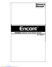 Hoover Encore S3399 Owner's Manual