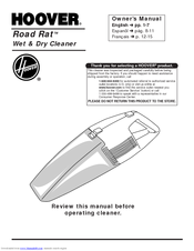 Hoover Road Rat L2020 Owner's Manual